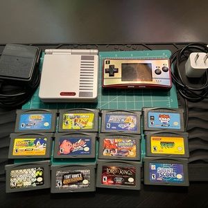 Nintendo Gameboy Micro and GBA SP bundle